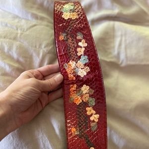 Vintage snakeskin belt